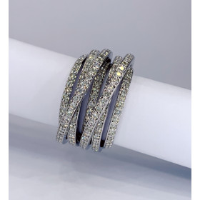 Золота каблучка 585* з діамантами 2.629ct